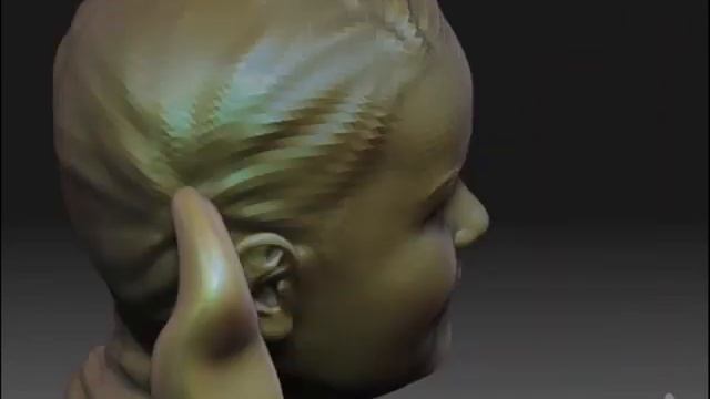 Zbrush sculpting portrait girl 01 смотреть онлайн