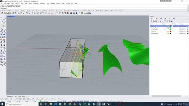 Parametric Pavilion Pt 1 | Quick Rhino Massing смотреть онлайн