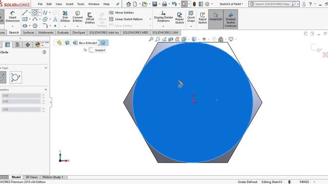 Modelling of a Nut using Solidworks смотреть онлайн