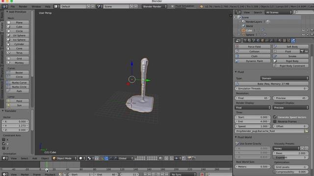 Blender Tip - Flowing water смотреть онлайн