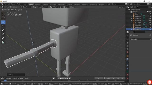 How i made simple robot using blender| Blender tutorial fast|blender simple robot modelling| blende смотреть онлайн