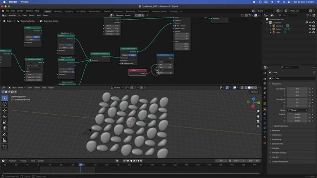LIVENODING First Look: Bake Node In Geometry Nodes Blender 4.1 Alpha смотреть онлайн