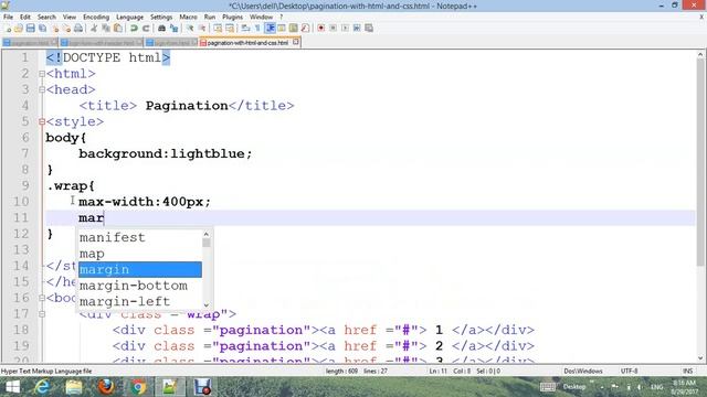 How to create pagination using html and css? смотреть онлайн