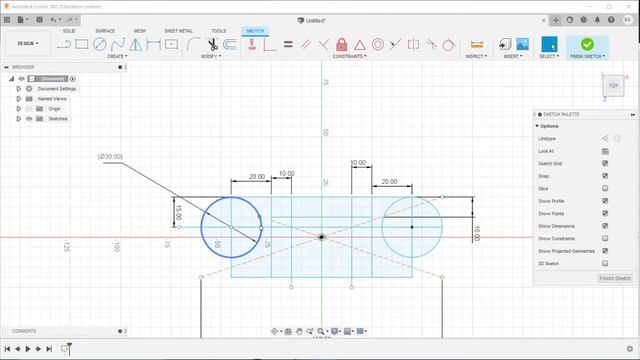 Fusion 360 Tutorial for Beginners // Mechanical design || Geometric shape//CAD tutorial смотреть онлайн