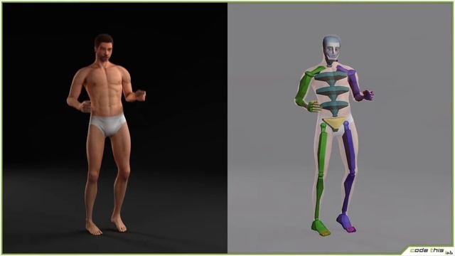 Male Body Animated HQ (Turbosquid) смотреть онлайн