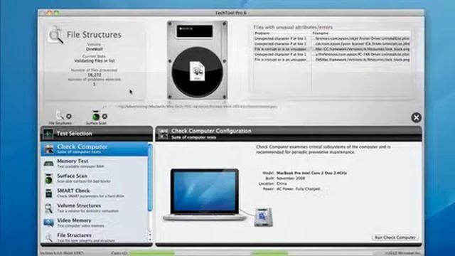 Run a Check Computer Test Using TechTool Pro from Micromat (for iPhone viewers) смотреть онлайн