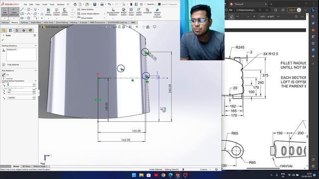 Ex 91 || chapter 4 || seet metal in solidworks #surface_modeling || binoculars смотреть онлайн
