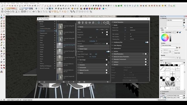 How to render using VRay 5 for SketchUp | Interior 1 смотреть онлайн