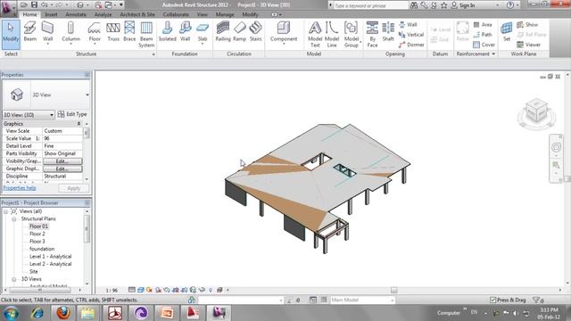 Autodesk Revit Structure Building Example l شرح مشروع كامل علي برنامج الريفيت الإنشائي смотреть онлайн