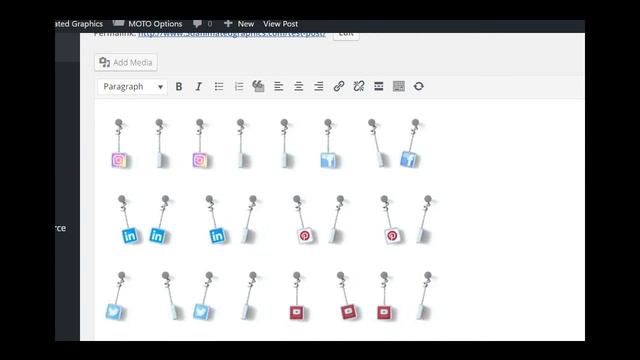 3D Animated GIF Social Media Icon - Dangling смотреть онлайн