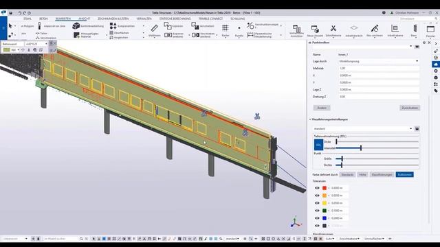 Kollisionskontrolle Punktwolke mit Modell - Tekla Structures 2020 смотреть онлайн