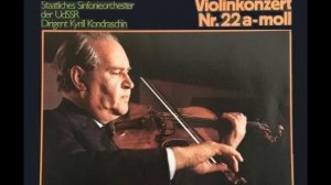 Oistrakh/ Kondrashin: Viotti Violin Concerto No. 22 (Rec. 1948)