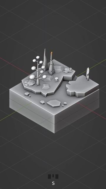 🏂 Blender 3.1 - Low Poly Arctic Environment #blender3d #blender #3dmodeling #shorts #diorama смотреть онлайн