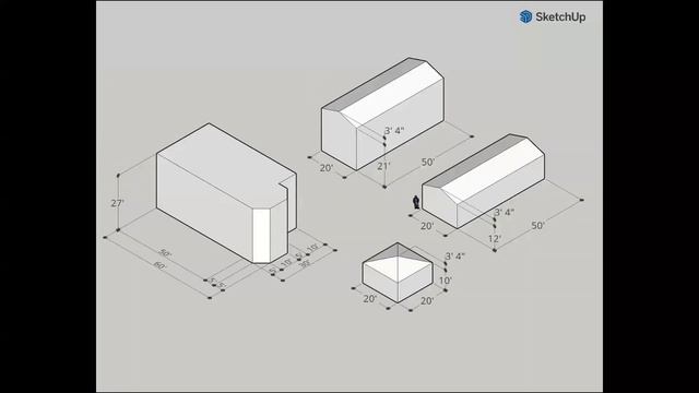 Module 09 Modeling SketchUp Conceptual Masses смотреть онлайн