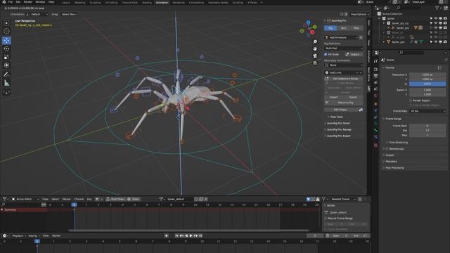 Spider Blender Rig | Auto-Rig Pro: Rig Library