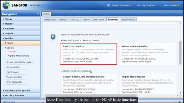 Sangfor NGAF Introduction to NGAF Licensing смотреть онлайн