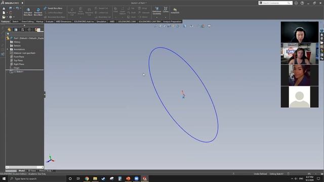 ME1001L Week 2 Lecture SolidWorks Modeling смотреть онлайн