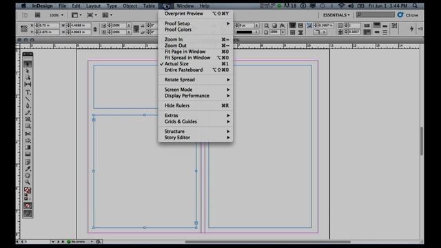 InDesign 03 - Mini Tutorials - Threading Text Boxes - View Threads - Overflow Text Warnings смотреть онлайн