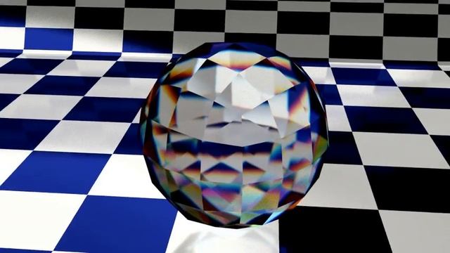 Blender / cycles - Cube with SubDivision on checker board rev6 смотреть онлайн