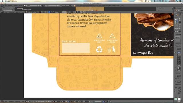 Tutorial Blender 3D - UV Mapping PACKAGING DESIGN 3D - speed normal смотреть онлайн