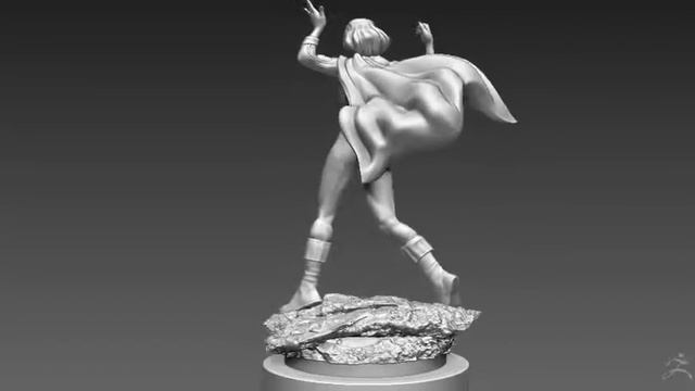 Power Girl Zbrush смотреть онлайн