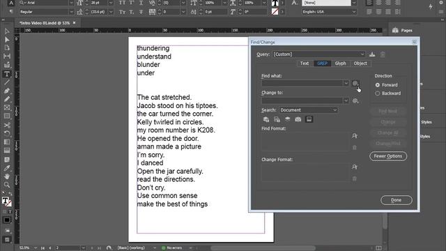 Locations - GREP in InDesign हिन्दी में सीखें। InDesign GREP Tutorial in Hindi смотреть онлайн