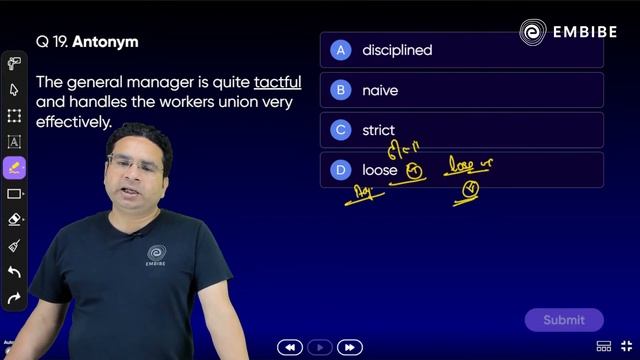Vocab Astra Day-51 | English Vocabulary | SSC CGL, CHSL, & GD | Dr. Amit Shishodia | Embibe смотреть онлайн