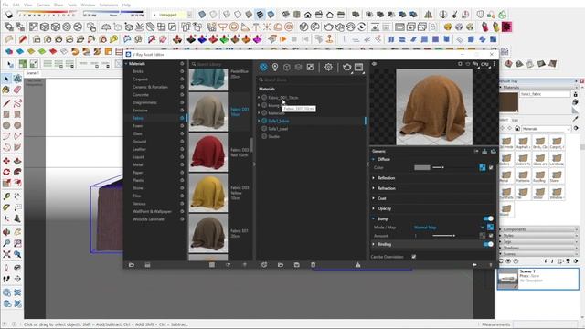 Sketchup | vray 5 | SOFA | IMPROVE 3D warehouse model | Tip 02 смотреть онлайн