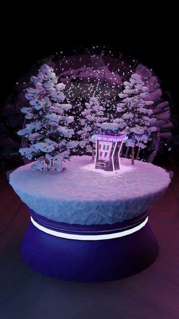 snow globe #blender #blender3d смотреть онлайн
