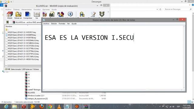 Llaves (keys) hasta 2014 Kaspersky I.Security y Pure 2013 (Mega) смотреть онлайн