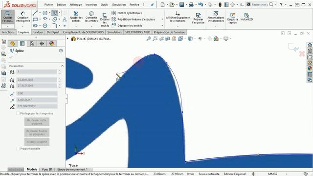 02 - Solidworks Outil Image Esquisse смотреть онлайн