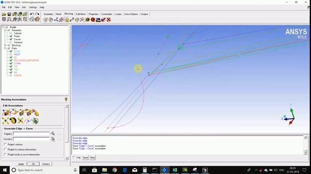 Ansys icemCFD basic multiblocking around wing body fairing смотреть онлайн