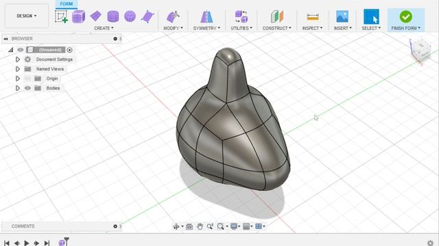 Create Form on Fusion 360 Part 2 смотреть онлайн