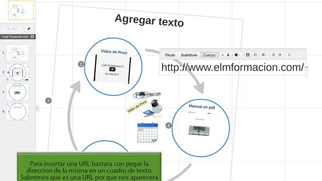 Taller de Prezi 2.h Insertar una URL смотреть онлайн