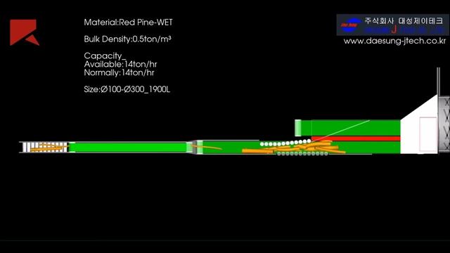 Unattended wood alignment device-Rocky DEM simulation-daesung-jtech смотреть онлайн