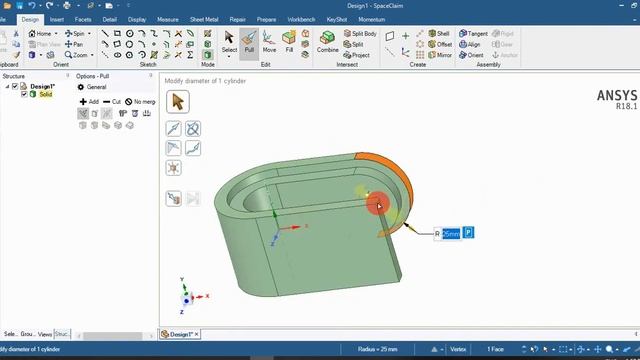 ANSYS-SPACECLAIM TRAINING TUTORIAL 25 смотреть онлайн