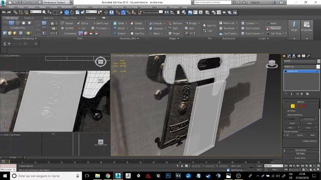 Modeling in Live - Kolibri Gun - 3DS MAX 2016 смотреть онлайн