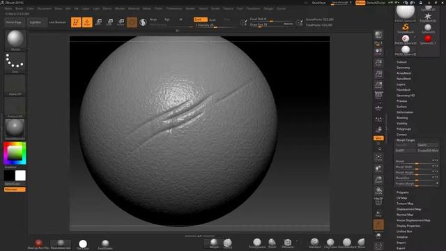 MODULE 2: ZBrush Poly painting Morph Targets and how to use them смотреть онлайн
