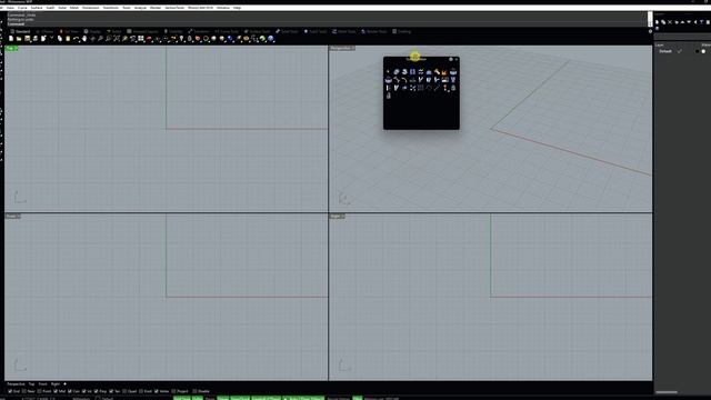 Rhino 8, example menu on top. смотреть онлайн