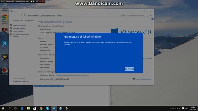 Windows 10 0xC004F034 activation error - FIXED смотреть онлайн