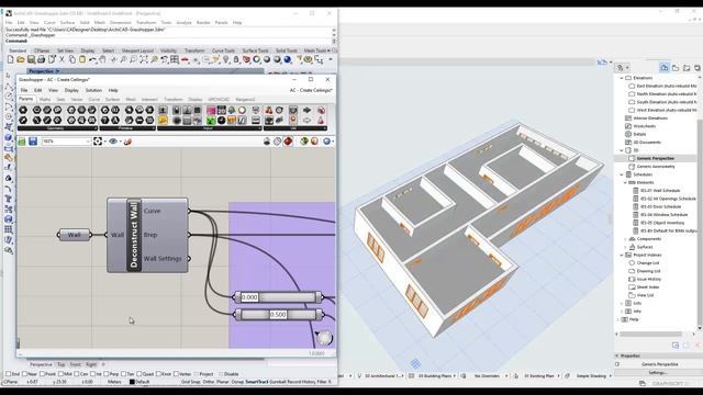 ArchiCAD + Grasshopper | BIM Metadata Tools | Crear múltiples Ceilings смотреть онлайн