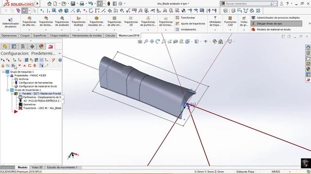 Mastercam para Solidworks acabado multiejes paralelo смотреть онлайн