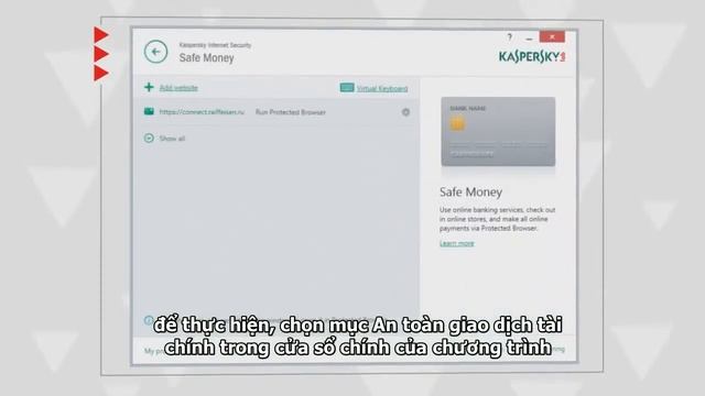 An toàn giao dịch tài chính trong Kaspersky Internet Security 2015 смотреть онлайн
