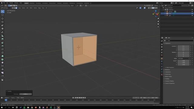 Blender - Solidify, edit mode tool explained смотреть онлайн