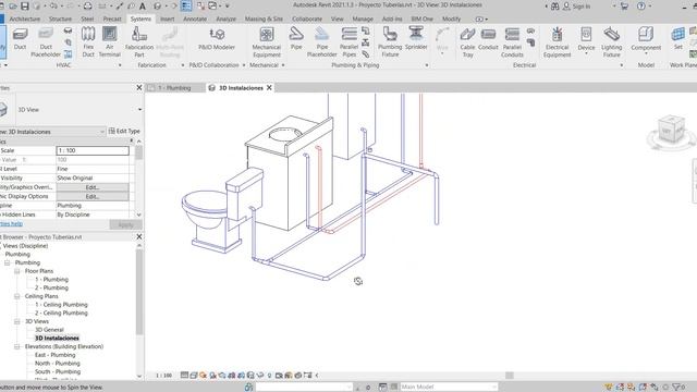 Tip-20 Crear tubería manual con Revit MEP смотреть онлайн