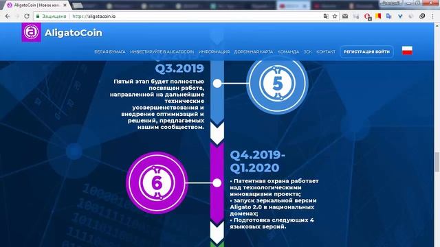 ICO AligatoCoin разбор дорожной карты смотреть онлайн