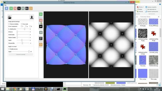 AwesomeBump - Tutorial #1: Height map to normal texture смотреть онлайн