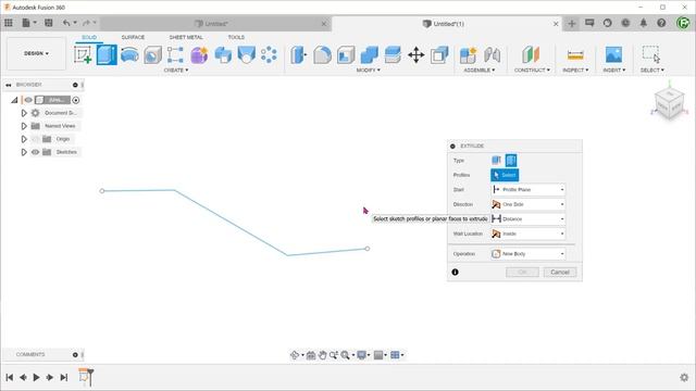 Fusion 360 - Thin Extrude (Jan 2021 Update) смотреть онлайн