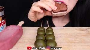 Chocolate Ice Cream Mukbang 초콜릿 아이스크림 먹방 JANE ASMR 제인