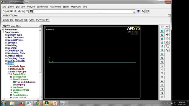 ANSYS APDL HORMAONIC ANALYSIS BEAM смотреть онлайн